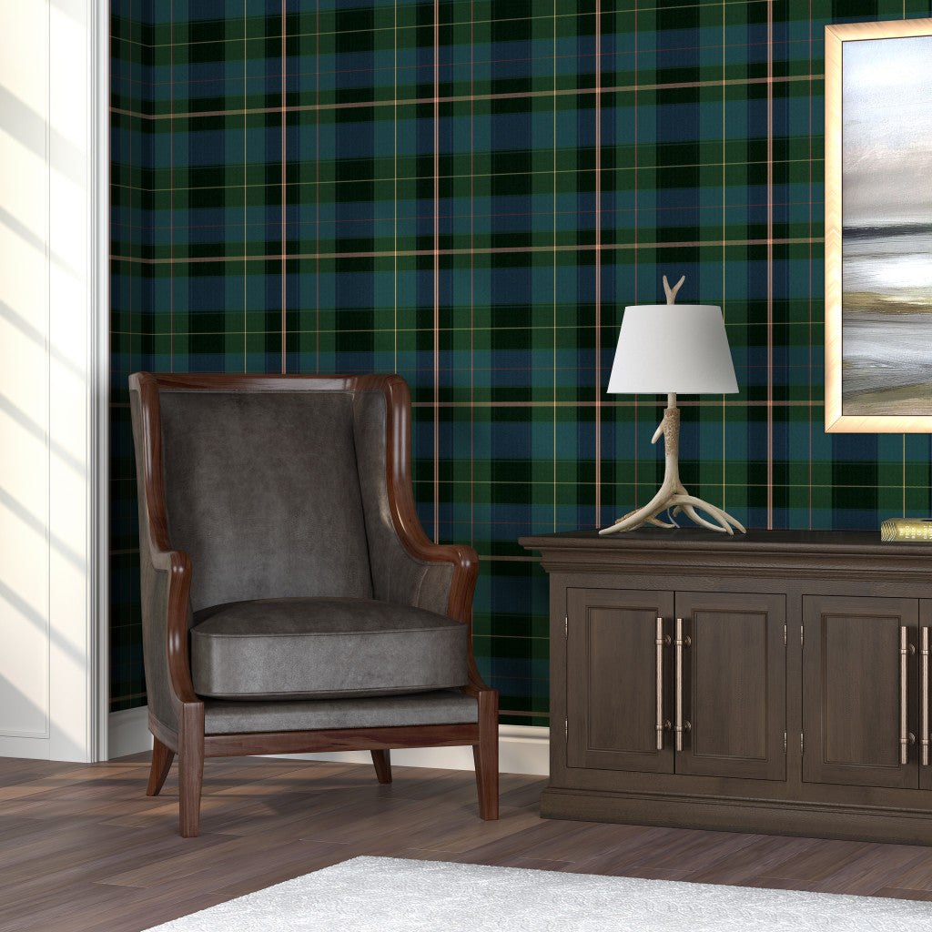 Brown Antlers Table Lamp w/ Shade