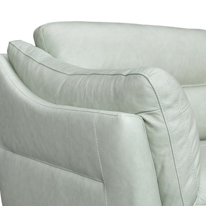 Mint Green Leather Sofa