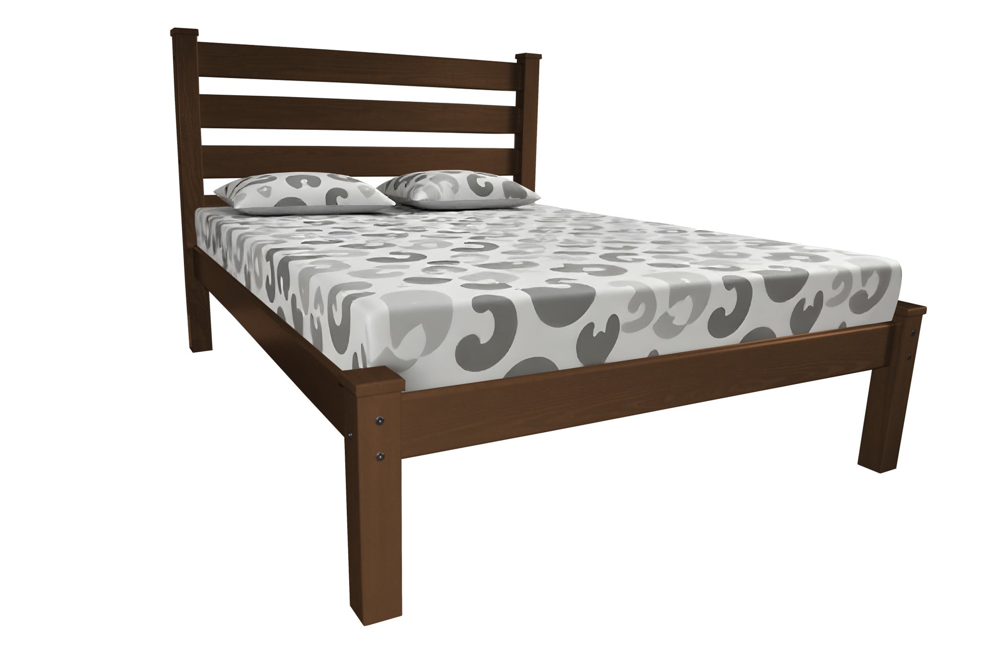 Holden Brown Solid Wood Full Bed