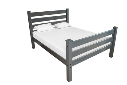 Arabella Gray Solid Wood Twin Bed