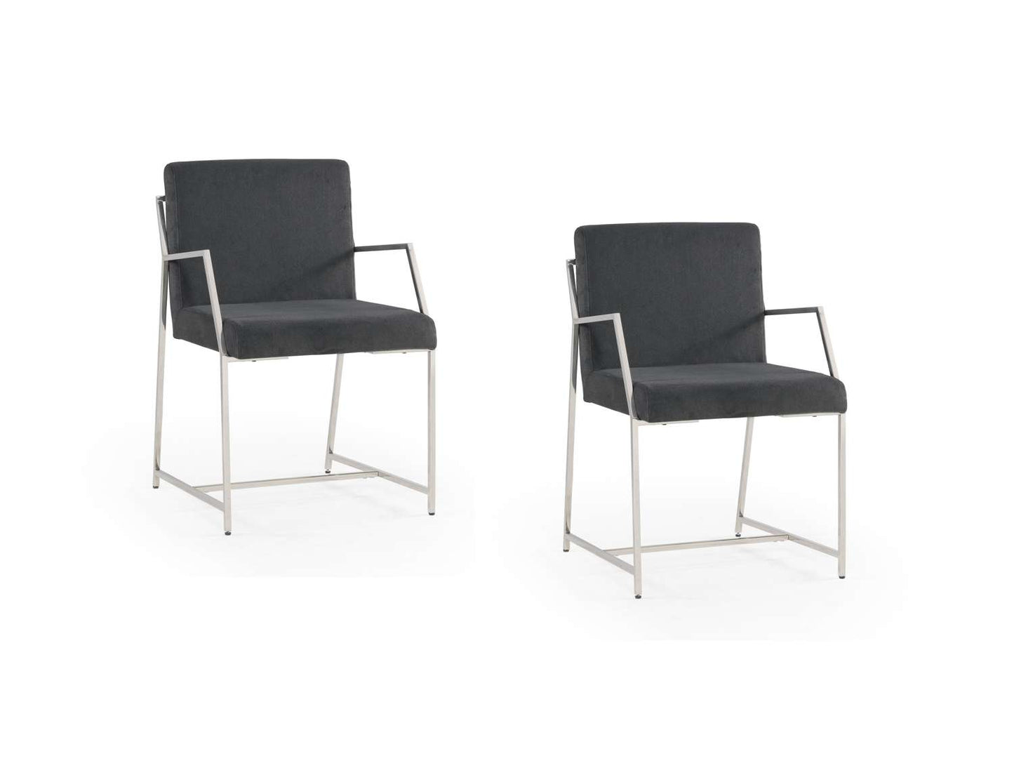 Polygon Dining Chair (Set of 2) - Angle
