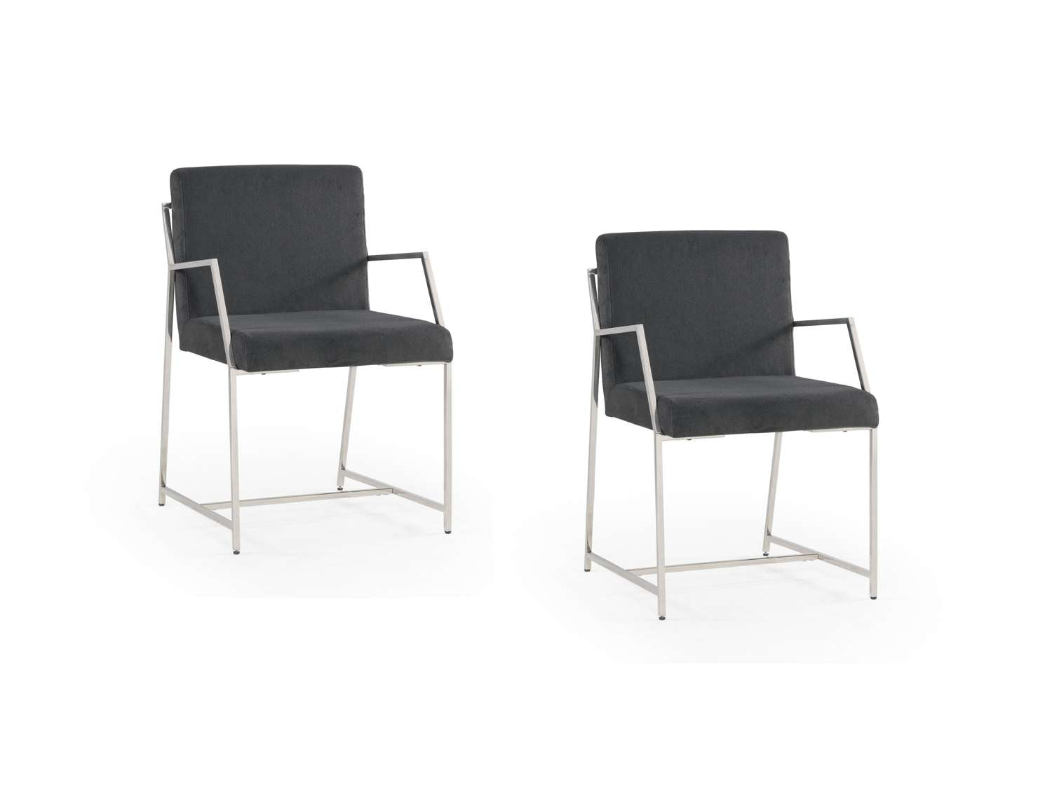 Polygon Dining Chair (Set of 2) - Angle