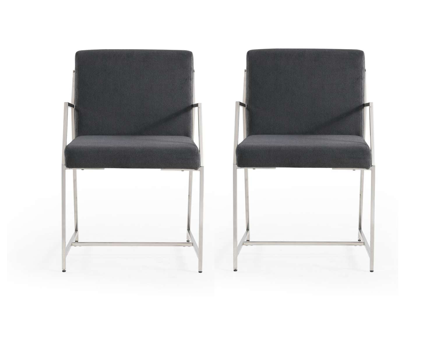 Polygon Dining Chair (Set of 2) - Straight On