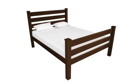 Bellamy Brown Solid Wood Queen Bed