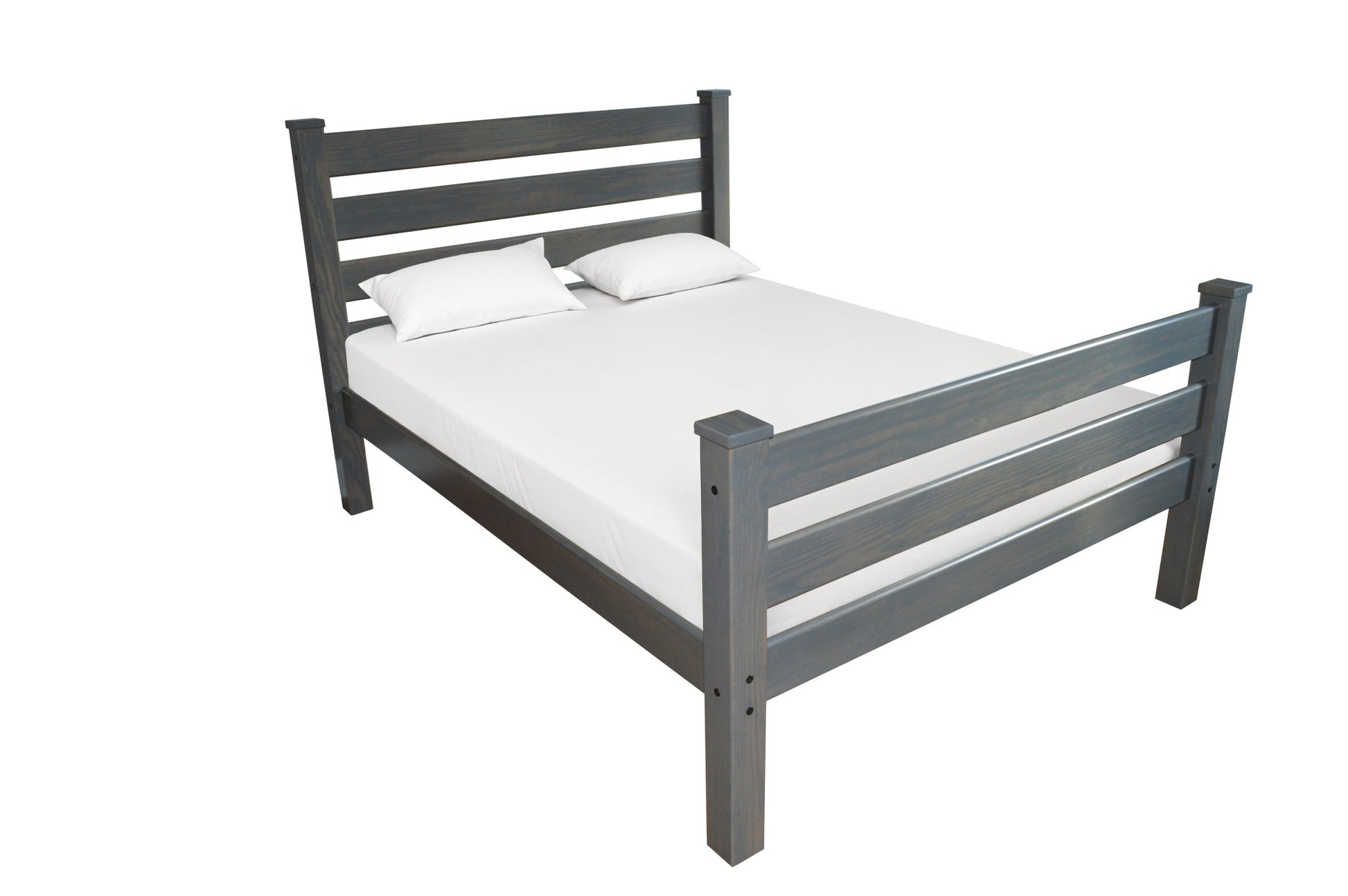 Winona Gray Solid Wood Queen Bed