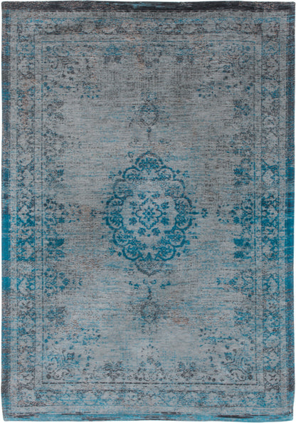 6 x 8 Gray & Green Medallion Non Skid Rug