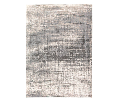 5 x 7 Gray & White Non Skid Rug