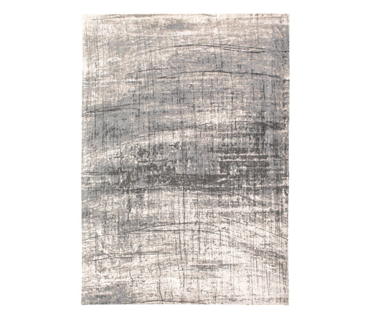 6 x 8 Gray & White Non Skid Rug