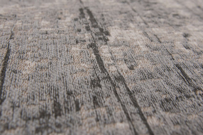 7 x 9 Gray & White Non Skid Rug