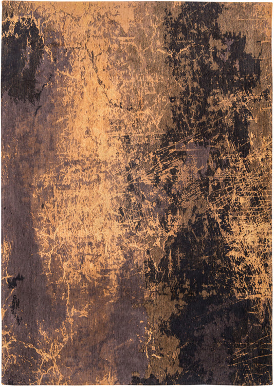 5 x 7 Yellow & Brown Non Skid Rug