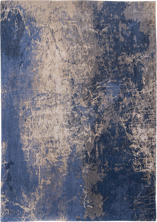 5 x 7 Blue & Gray Non Skid Rug