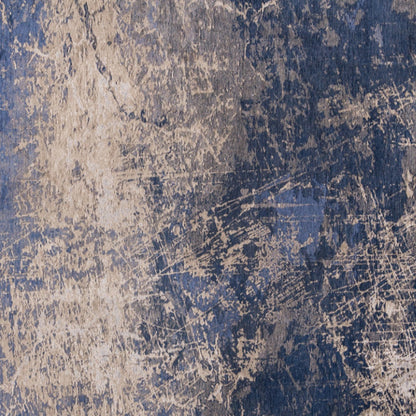 6 x 8 Blue & Gray Non Skid Rug