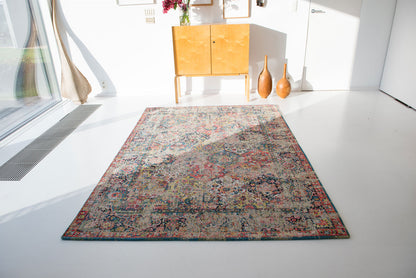 5 x 7 Red Oriental Non Skid Rug