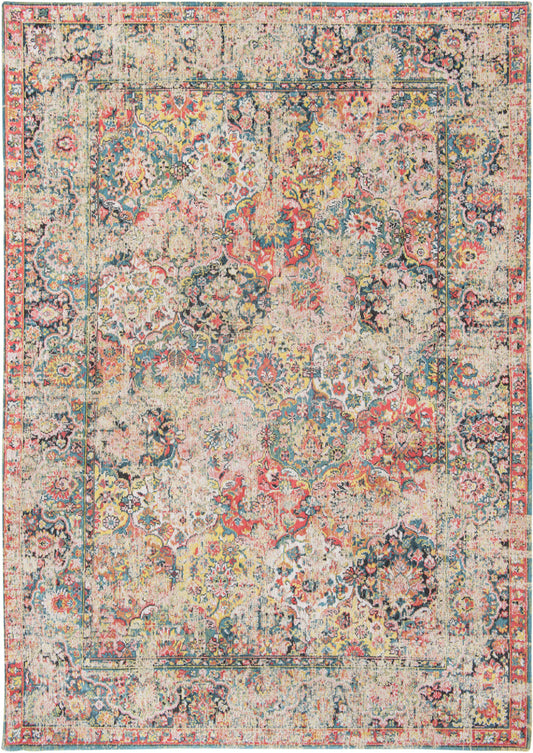5 x 7 Red Oriental Non Skid Rug