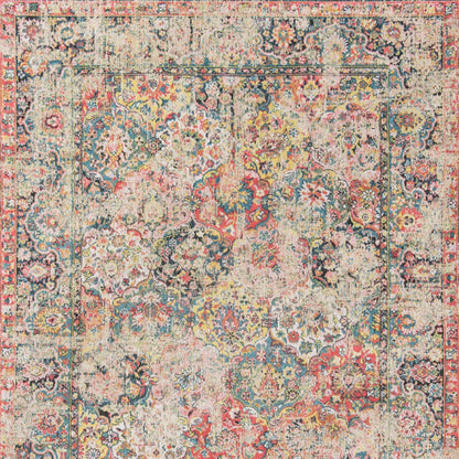 5 x 7 Red Oriental Non Skid Rug