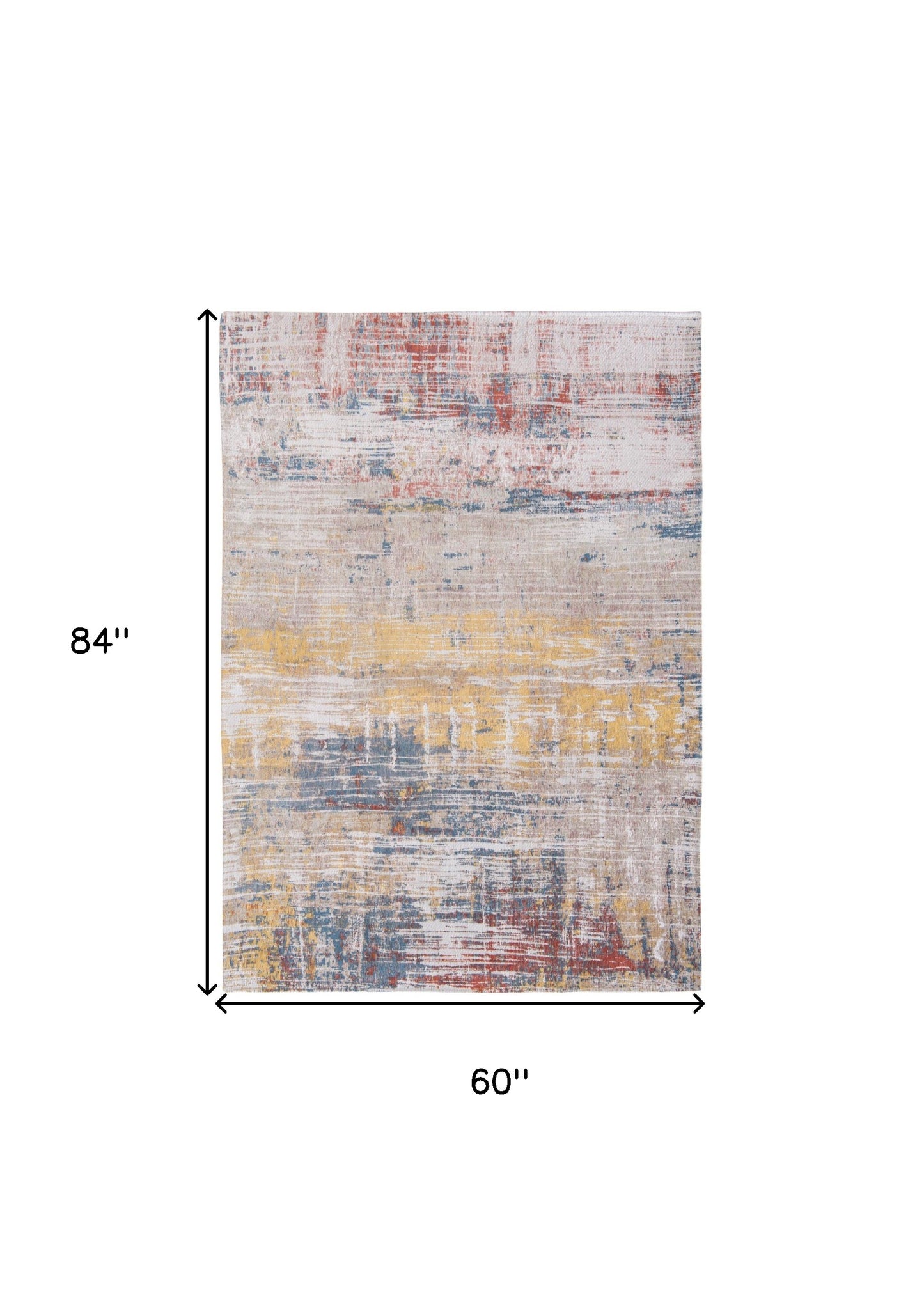6 x 8 White Non Skid Rug