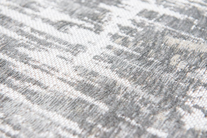 7 x 9 Gray & White Non Skid Rug