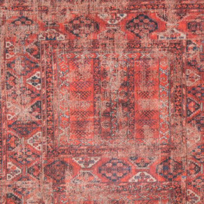 5 x 7 Red Oriental Non Skid Rug