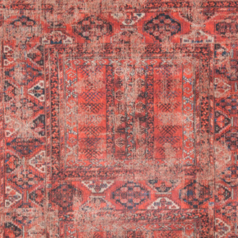 6 x 8 Red Oriental Non Skid Rug