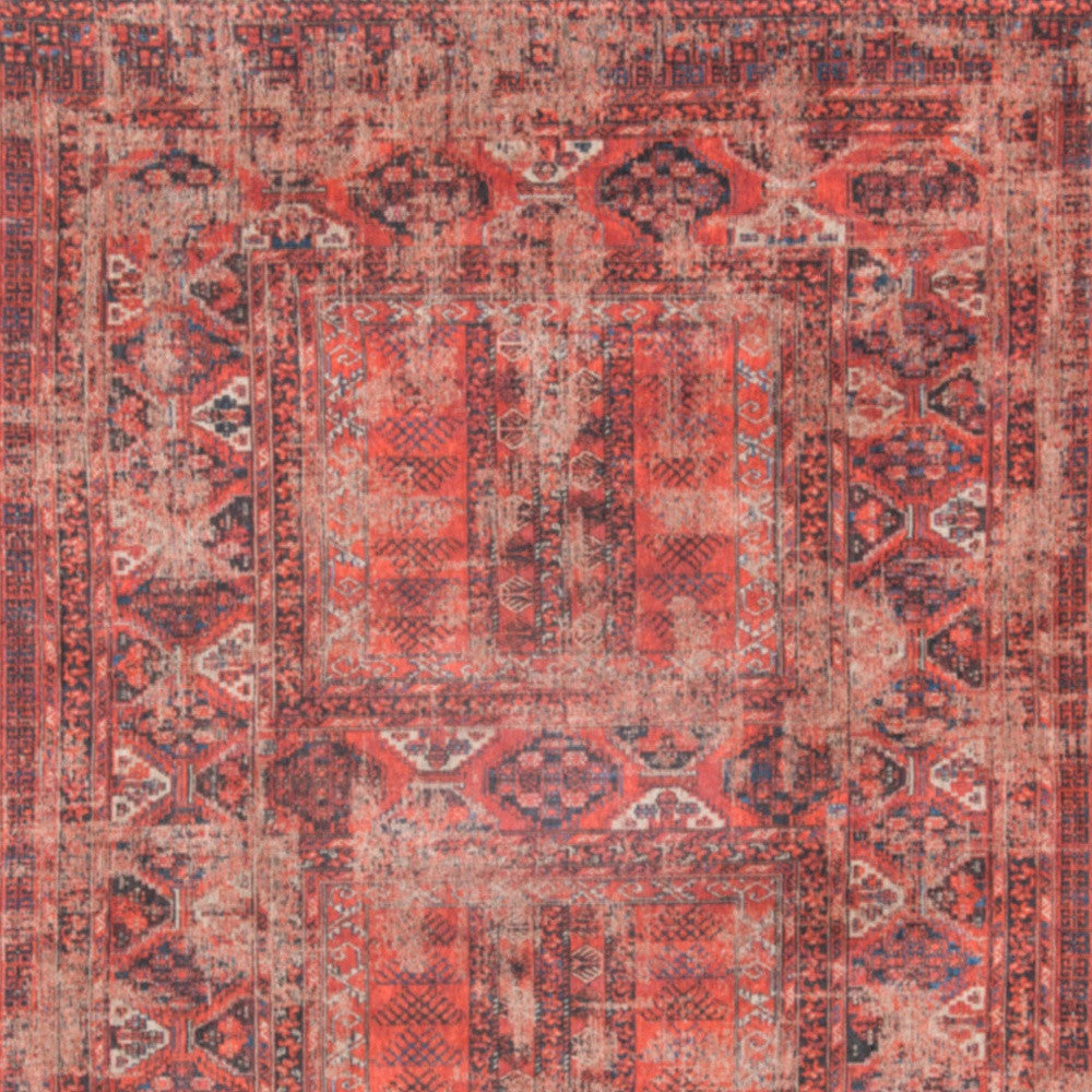 6 x 8 Red Oriental Non Skid Rug