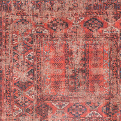 7 x 9 Red Oriental Non Skid Rug