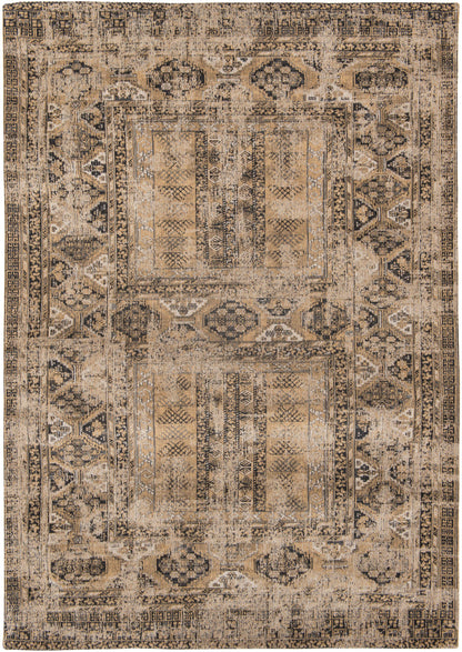 7 x 9 Brown Oriental Non Skid Rug
