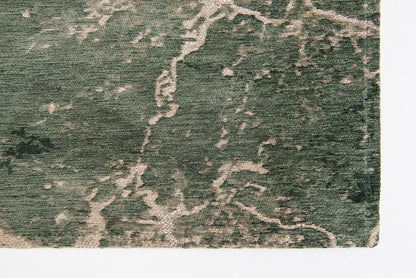6 x 8 Beige & Green Non Skid Rug