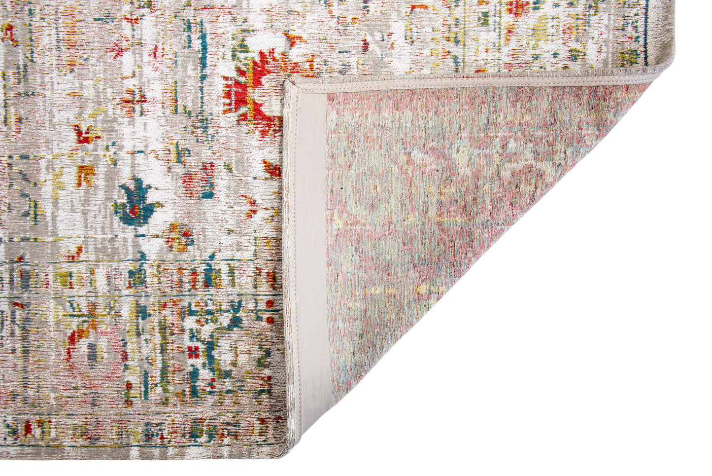 5 x 7 White Oriental Non Skid Rug
