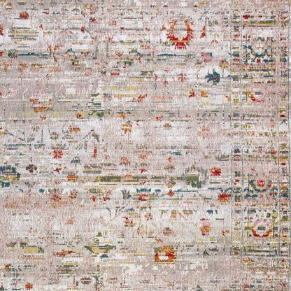 6 x 8 White Oriental Non Skid Rug
