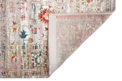 7 x 9 White Oriental Non Skid Rug