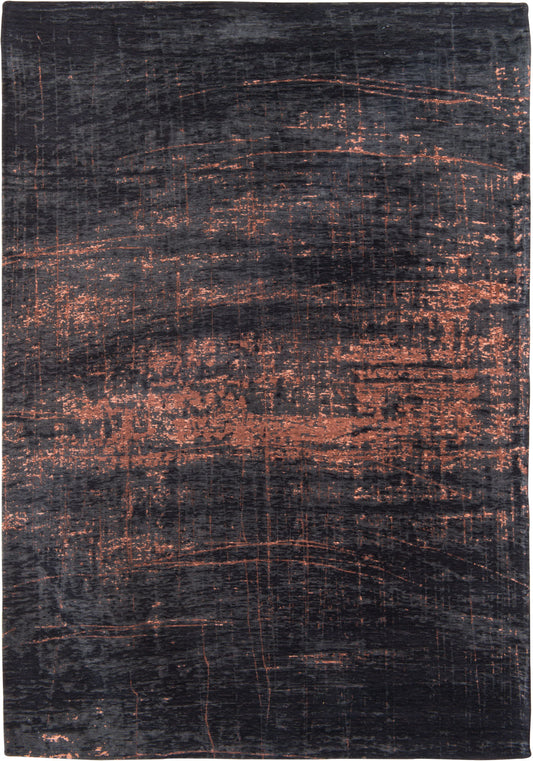 6 x 8 Black & Gold Non Skid Rug