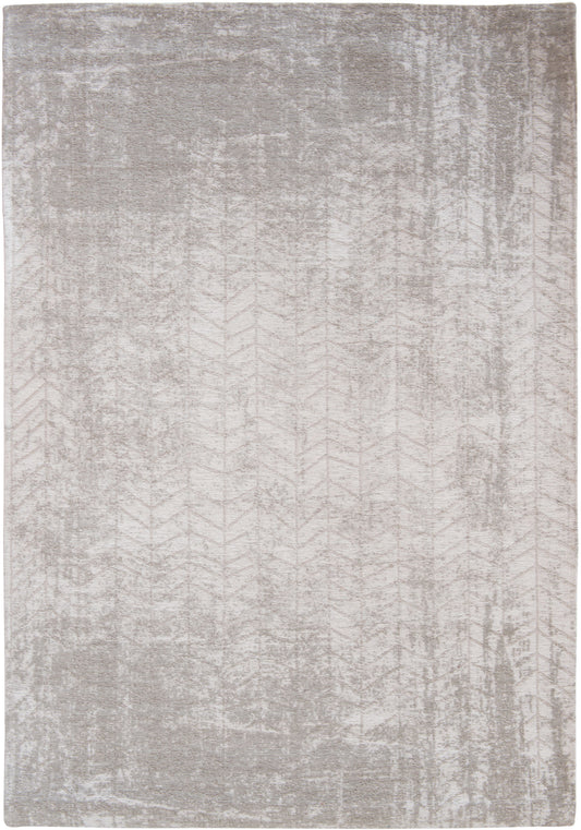 6 x 8 Gray & White Chevron Non Skid Rug