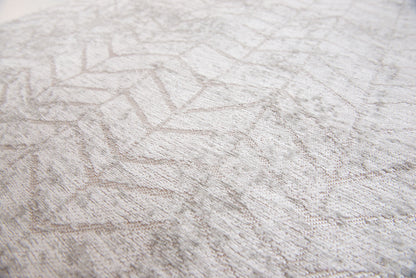 6 x 8 Gray & White Chevron Non Skid Rug