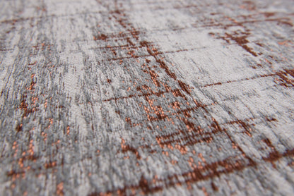 6 x 8 Gray & Yellow Non Skid Rug