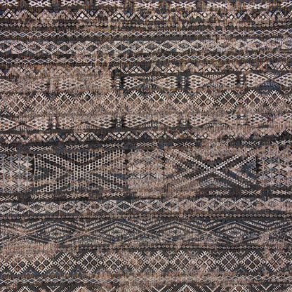 5 x 7 Gray & Beige Oriental Non Skid Rug