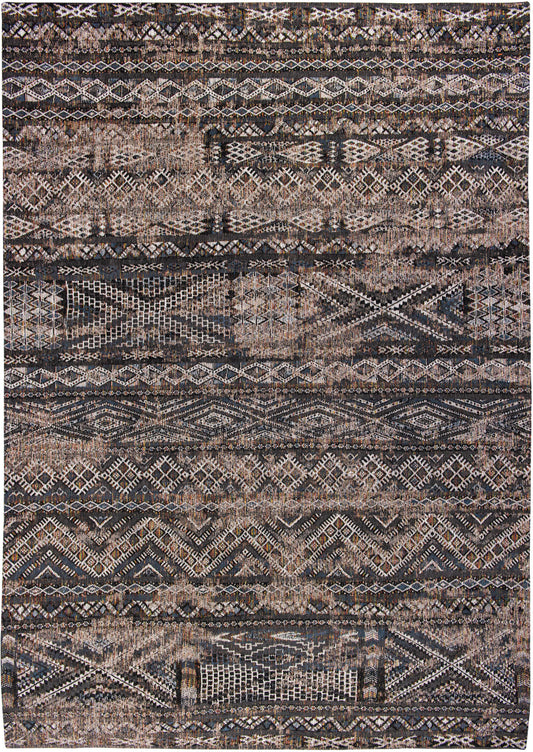 6 x 8 Gray & Beige Oriental Non Skid Rug