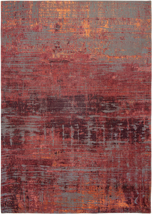 7 x 9 Red & Gray Non Skid Rug