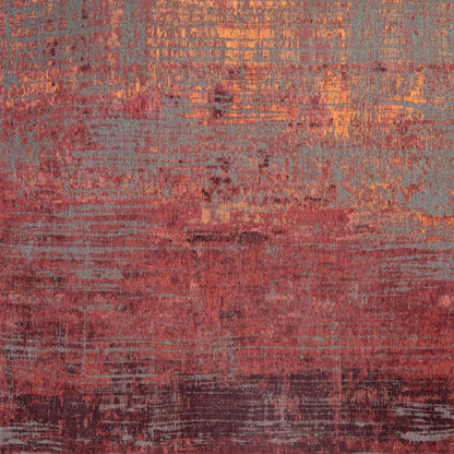 7 x 9 Red & Gray Non Skid Rug