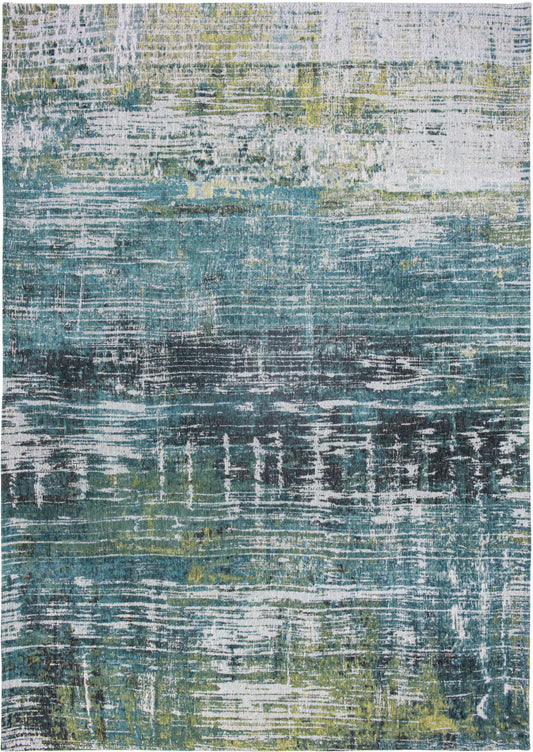 7 x 9 Blue & Green Non Skid Rug