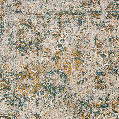 6 x 8 Blue & Green Non Skid Rug