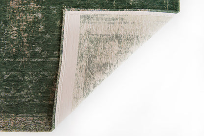 7 x 9 Gray & Green Medallion Non Skid Rug