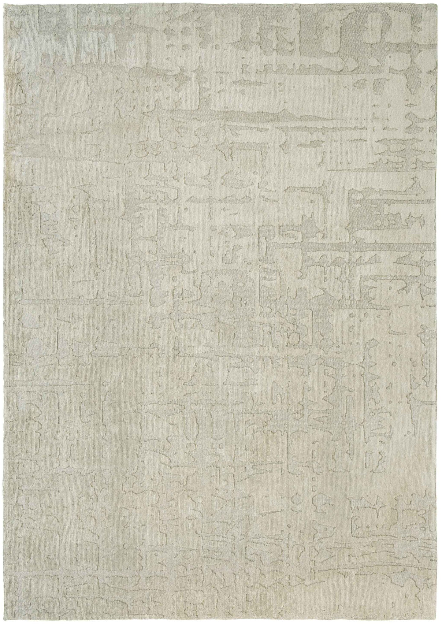 7 x 9 Gray & Beige Non Skid Rug