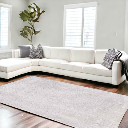 6 x 8 White Non Skid Rug