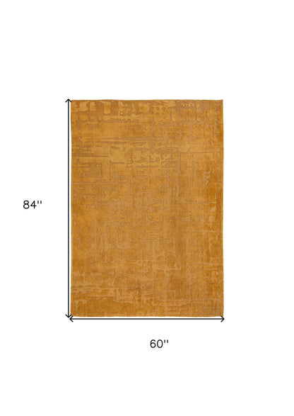 6 x 8 Yellow Non Skid Rug