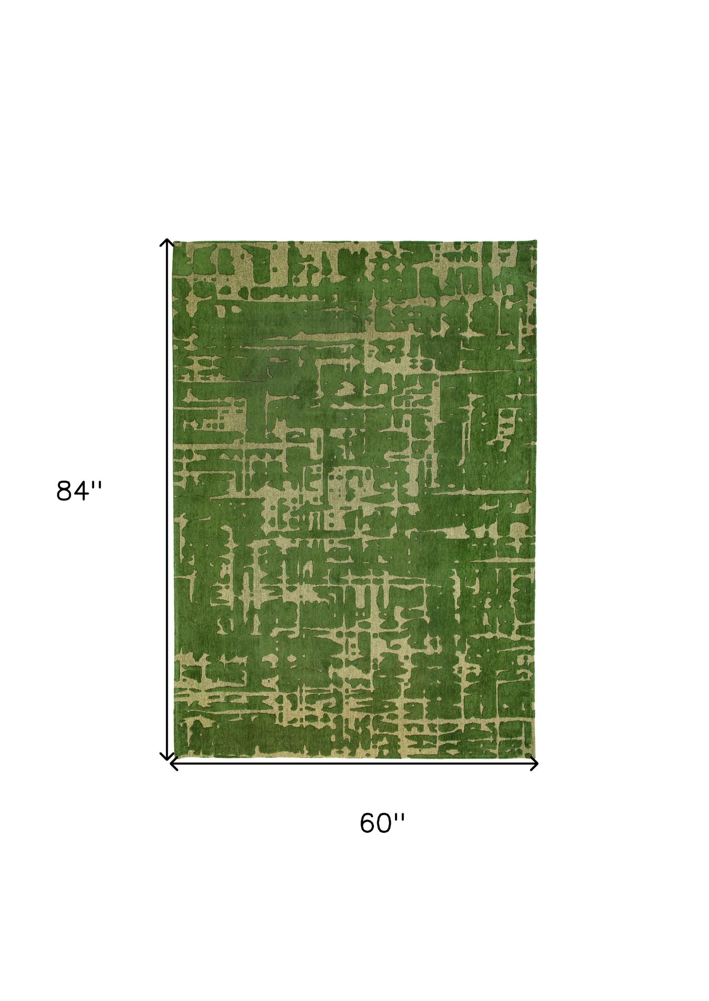 6 x 8 Green Non Skid Rug