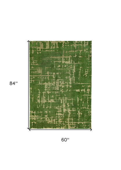 6 x 8 Green Non Skid Rug