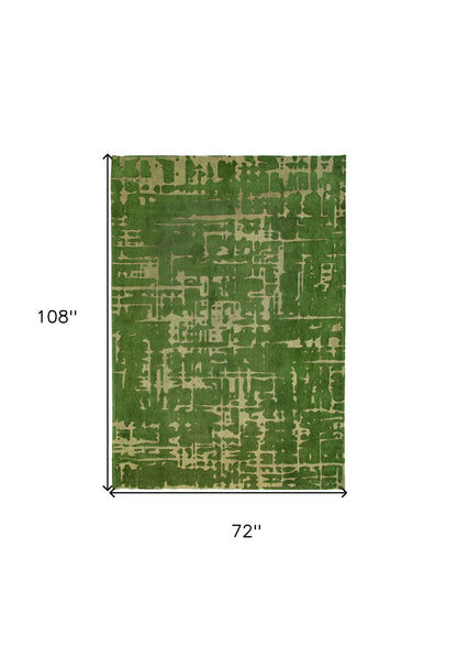 7 x 9 Green Non Skid Rug