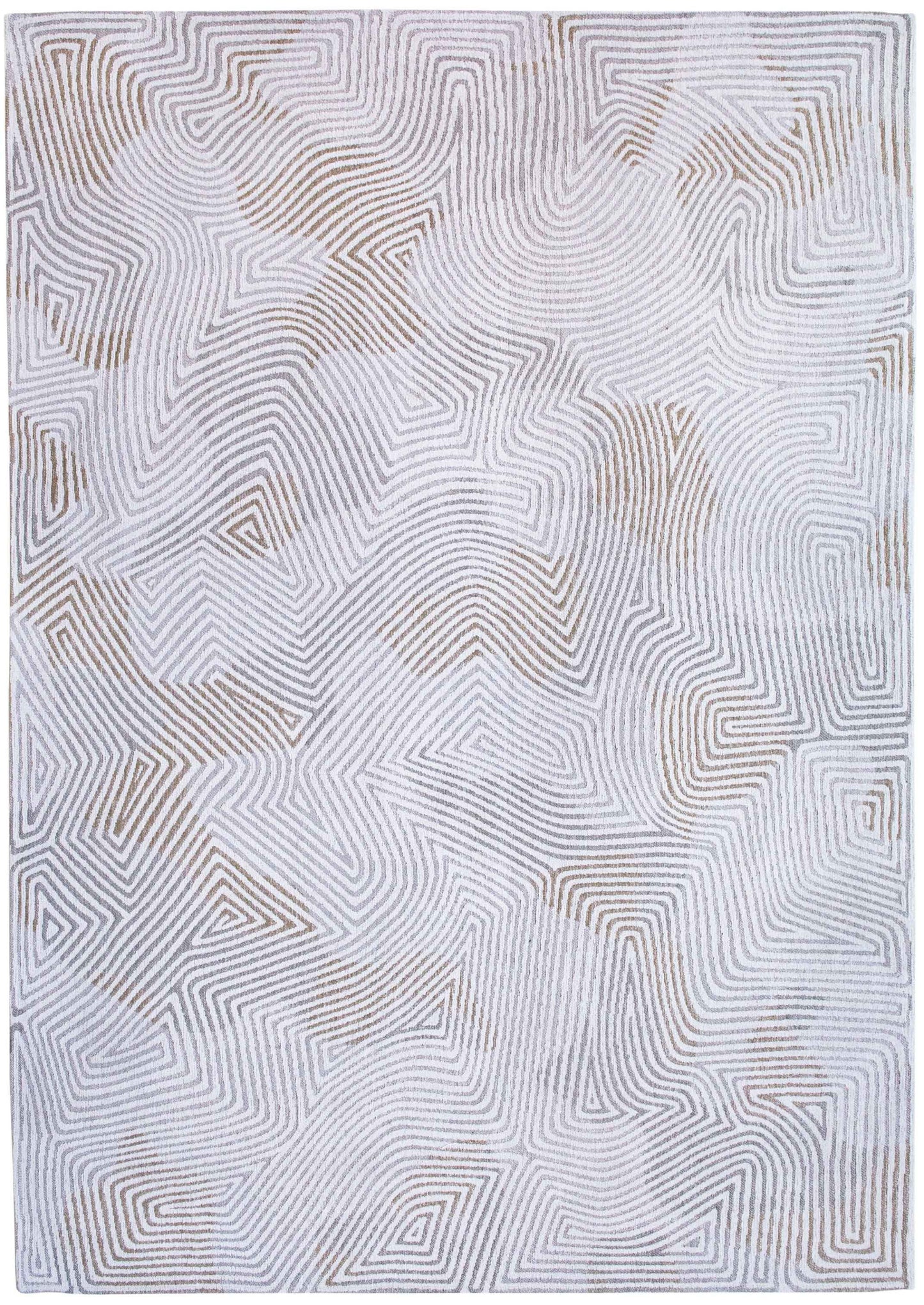 5 x 7 White Non Skid Rug