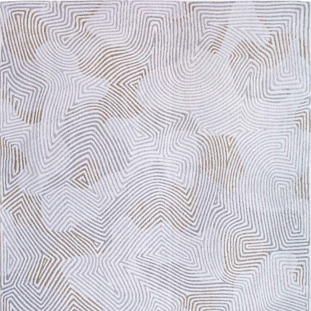 6 x 8 White Non Skid Rug