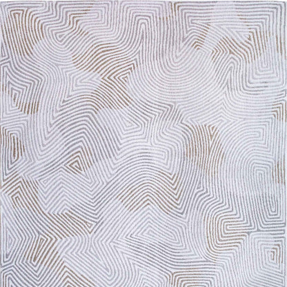 6 x 8 White Non Skid Rug